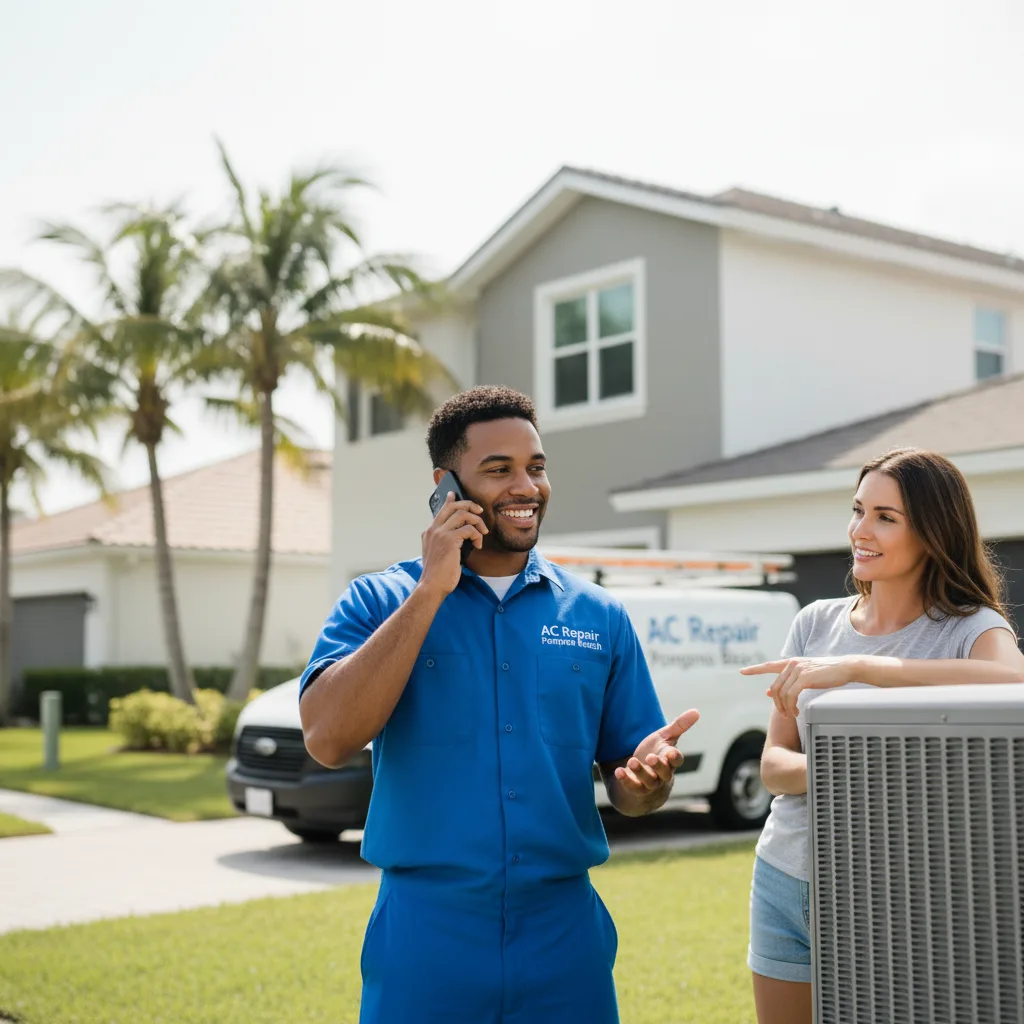AC Repair Pompano Beach customer support in Corunna